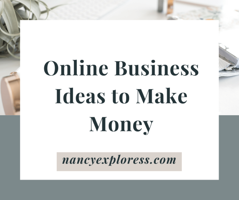 Online Business Ideas to Make Money