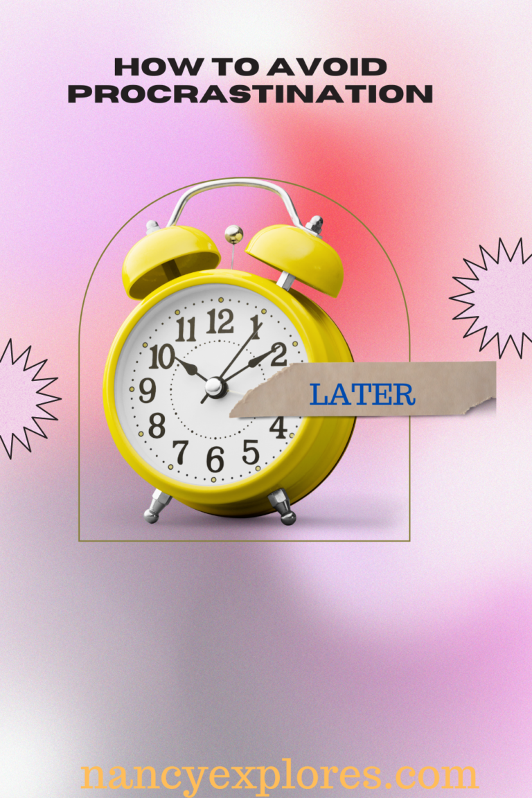 Procrastination: How to avoid procrastination