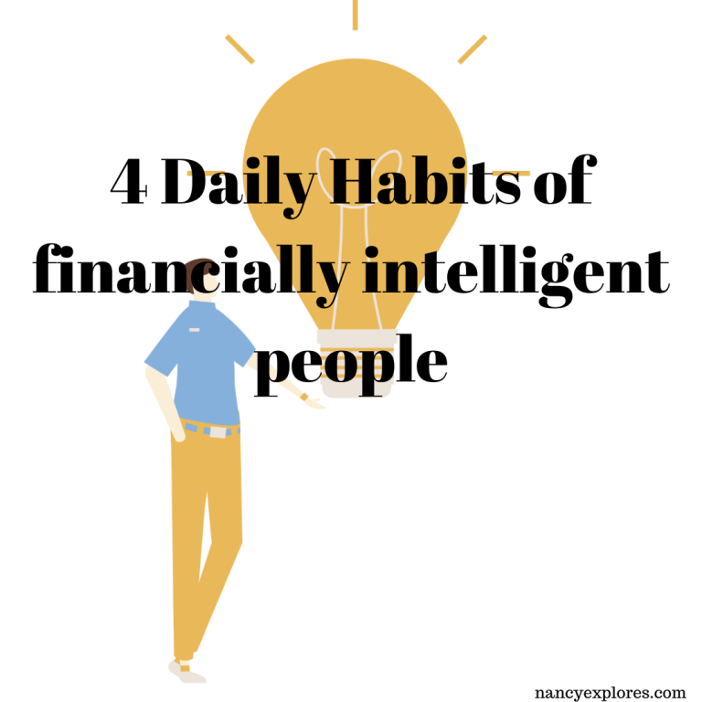 4 Daily Habits of financially intelligent people