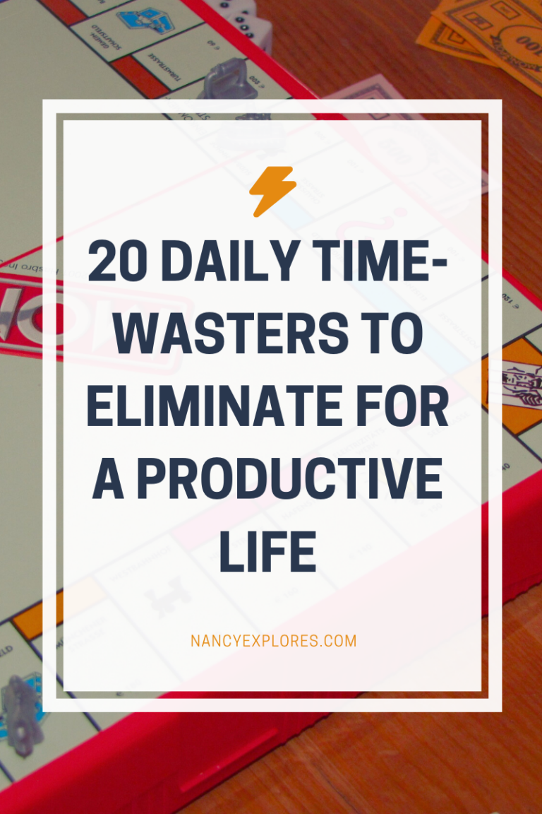 Time Management Tips: Eliminate Daily 20 Time-Wasters