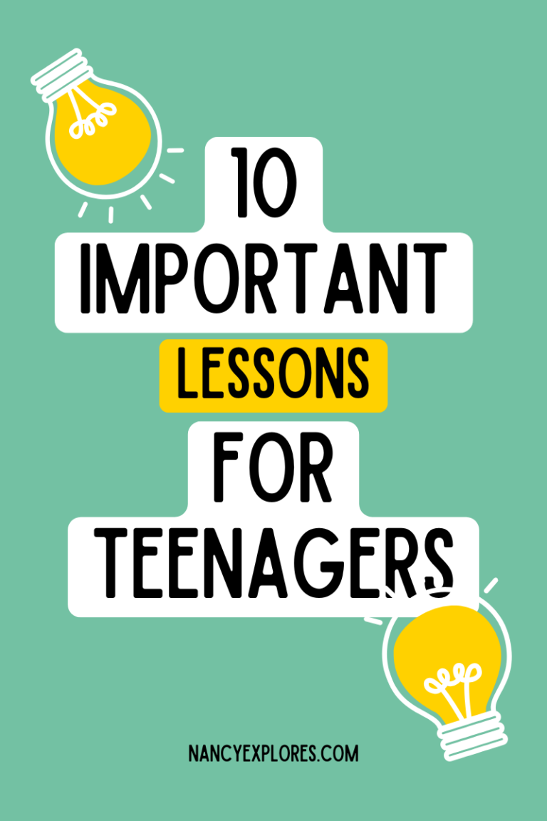 10 Important Lessons For Every Teenager